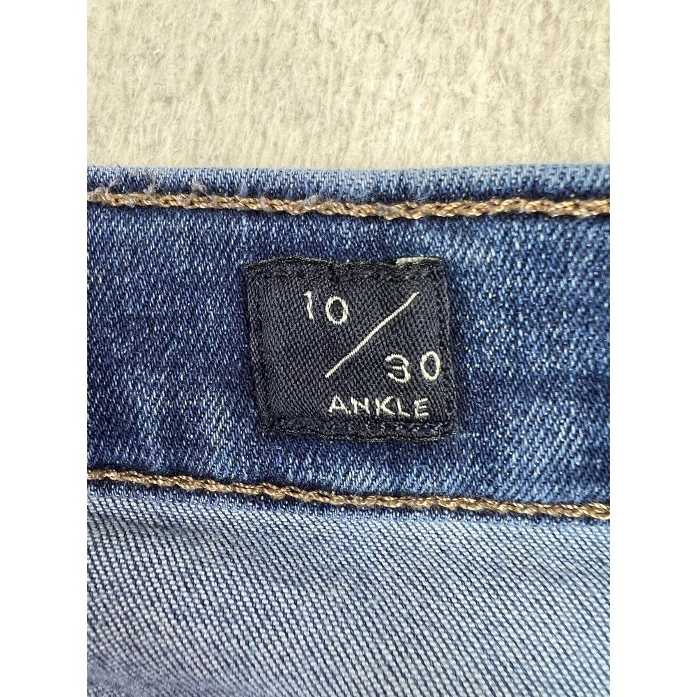 Lucky Brand Mid Rise Skinny Ava Ankle Jeans Womens 10/30 Blue Stretch Denim - Picture 7 of 16